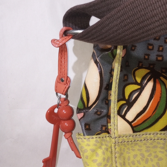 KeyPer Fossil Waxed Canvas Material Messenger Bag - Picture 6 of 16